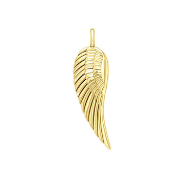 Angel Wing 14K Yellow Gold Pendant GPD2932 - Jewelry